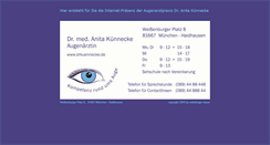 Desktop Screenshot of drkuennecke.de